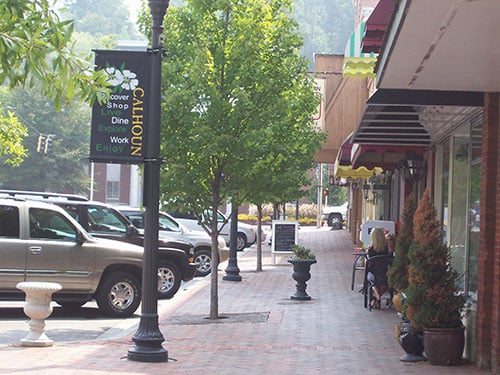 Image of Downtown Calhoun GA