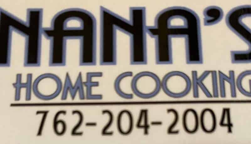 Nana's Home Cooking restaurant in Calhoun, GA.