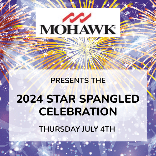image of invitation to Star Spangled Celebration in Calhoun, GA