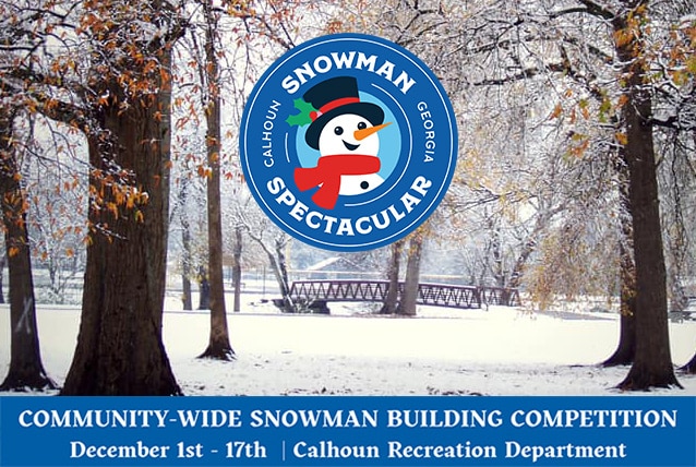 Image of Gordon County's Annual Snowman Spectacular Snowman building competition
